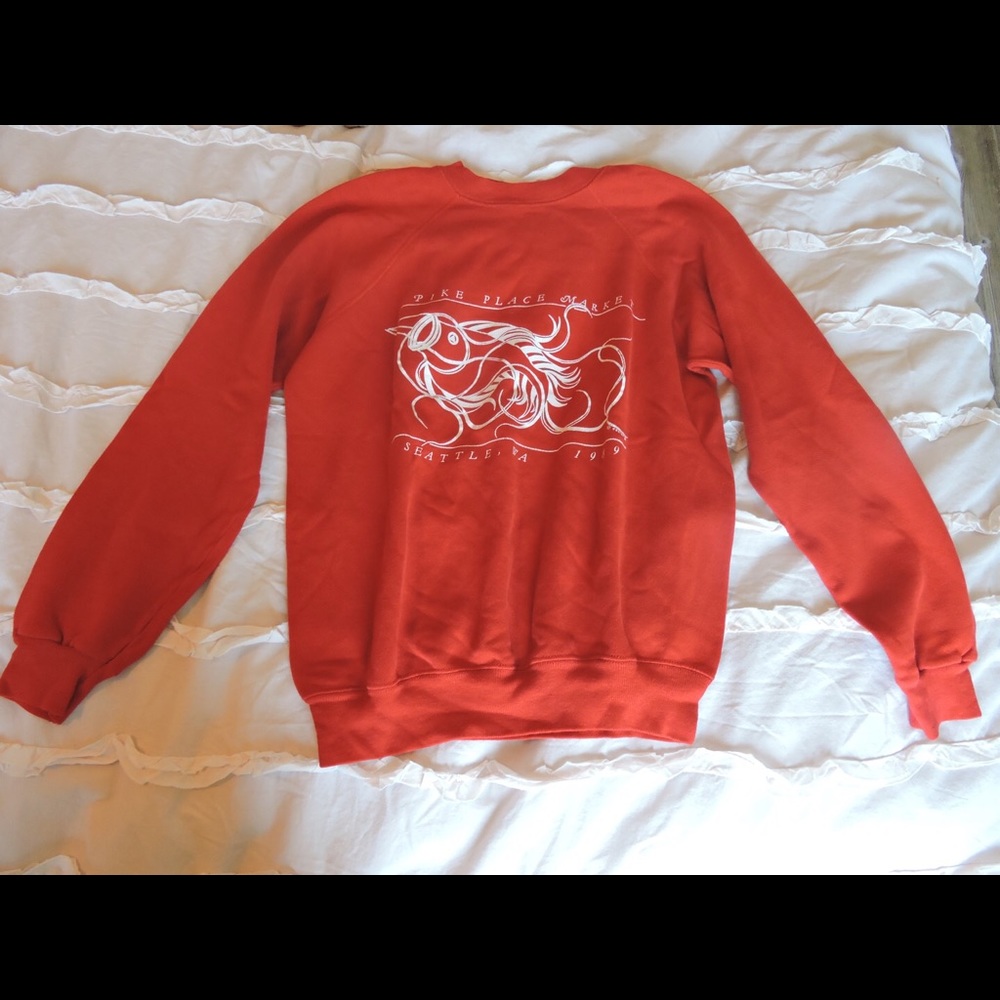 Red sweatshirt